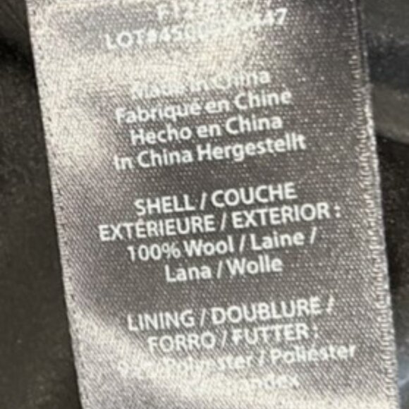 Rachel Zoe Women's 100% Wool Houndstooth Blazer - Gray & Black, Size 2 - Picture 3 of 5